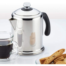 Classic Yosemite Stainless Steel Coffee Percolator - 8 Cup, Silver