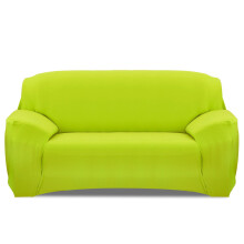 Sofabezug, bedruckt, dehnbar, weich, aus Polyester.