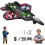 Jato de brinquedo Skyriders RC com giros de 360 e luzes LED. 1