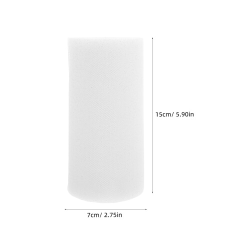 Versatile White Tulle Fabric Roll for Party Decor Ballet Tutus and Craft Projects 1