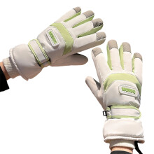 Unisex warme touchscreen skihandschoenen met lange manchet