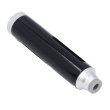 Posacenere portatile per auto, antivento, antipportuno, capacità elevata, 133x28mm, Silver/Nero