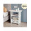 Double-Deck Bedside Table, Multifunctional Storage Side Table for Bedroom & Living Room, Space-Saving Narrow Design 1