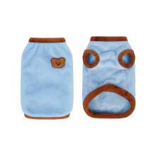 Warme trui voor katten en honden, winterkleding voor huisdieren, schattige cartoon geborduurde pluche fleece jas, zachte comfortabele winterkleding