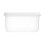 ACDANC Clear Plastic Bread Box with Lid - Rectangular Loaf Storage Container 3