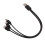 Cable de carga múltiple 3 en 1, múltiples puertos, USB a USB C, cable rápido con conector tipo C. 7