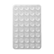 (Clear) Silicone Anti-Slip Phone Suction Mount (50 chars)