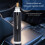 Handheld Car Ashtray - Leakproof, 133x28mm, Silver/Black 7