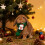 Écharpe de Noël tricotée pour animaux de compagnie verte L 5