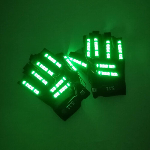 LED-Halbfinger-Leuchthandschuhe – Ein Paar 2