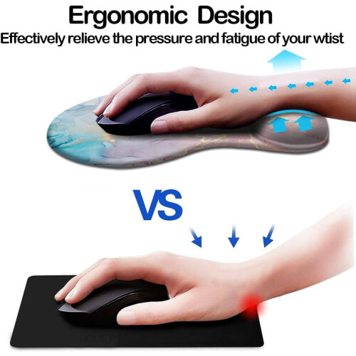 Εργονομικό Mouse Pad με Υποστήριξη Καρπού & Αντιολισθητική Βάση PU – Χαριτωμένο 1