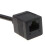 kenable Network CAT6 UTP Ethernet RJ45 Extension Male/Female Cable Black  2m 3