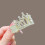 (8) Korean Rhinestone Ponytail Clip, Birthday Gift 1