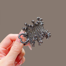 (3) Korean Rhinestone Ponytail Clip, Birthday Gift