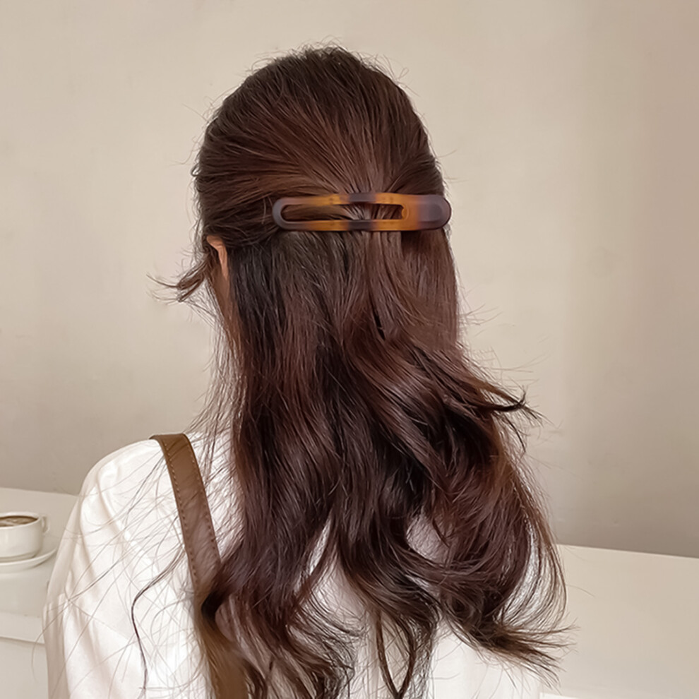 Roc-Electron (1) Women\'S Duckbill Hair Clip Non-Slip Resin