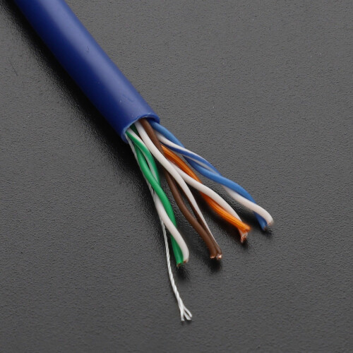 Excel Stranded Network Cable Cat5e U/UTP PVC for Ethernet Patch Lead 305m Blue 1