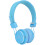 Kids Headphone with Hands Free Mic Control & Cushioned Earpads Blue 1
