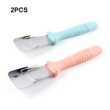 (2pcs) Stainless Steel Fridge Ice Scraper & Defroster