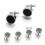 6pcs Silver Tuxedo Cufflinks for Men - Wedding Gift 5