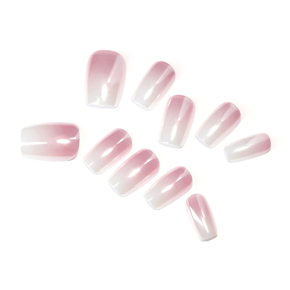 Penghui-Toys (M) Gradient Press On Nails - Reusable & Long Lasting