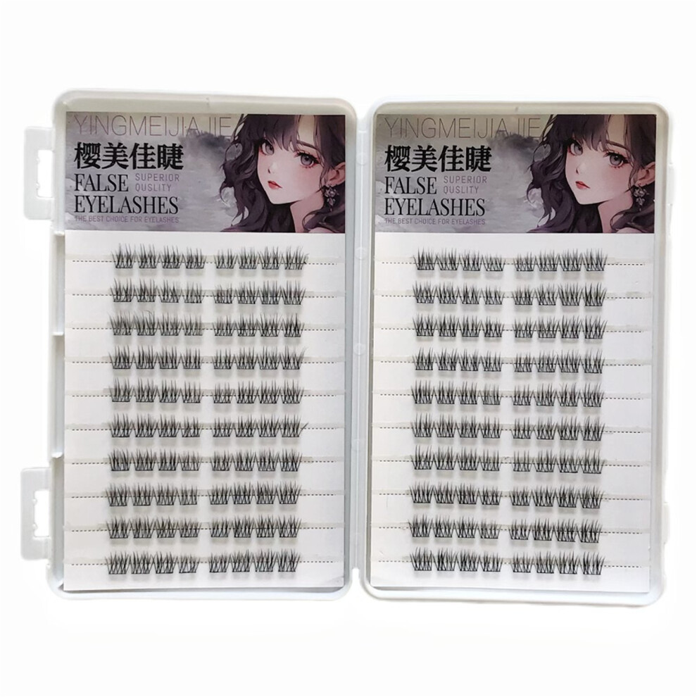 Dcph-Clothing (20 Rows Glue Free) 11-13Mm Natural False Eyelashes For Women
