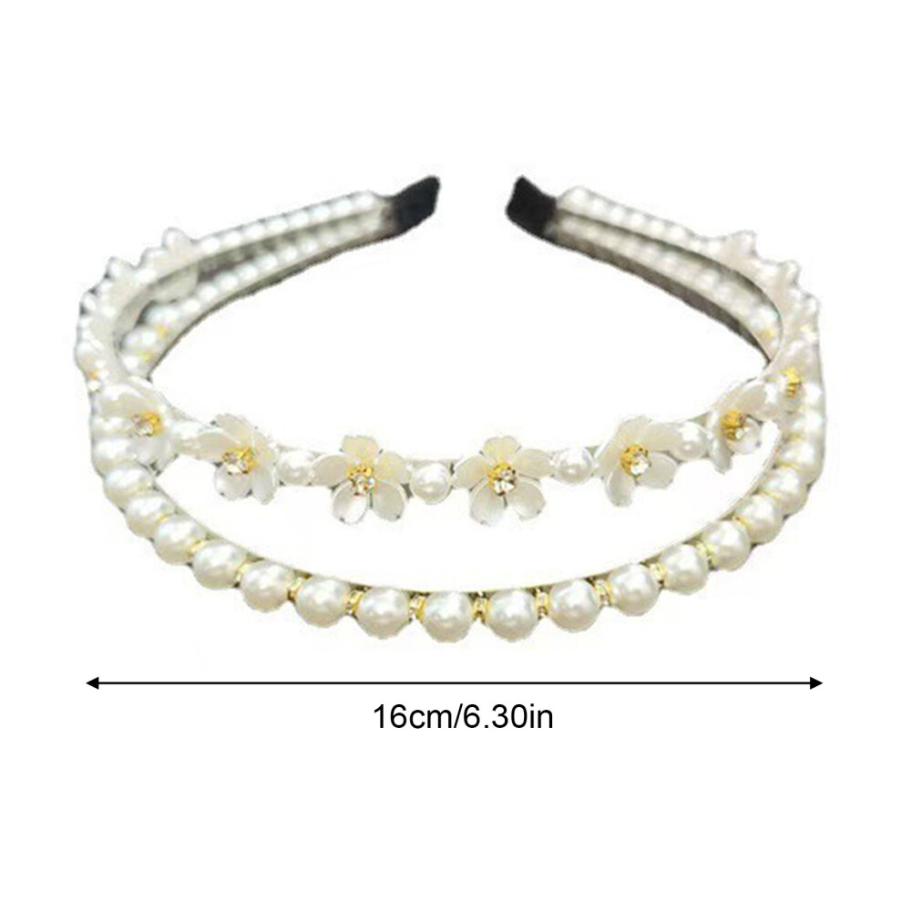 Roc-Electron Pearl Flower Hair Clip - Sweet Design