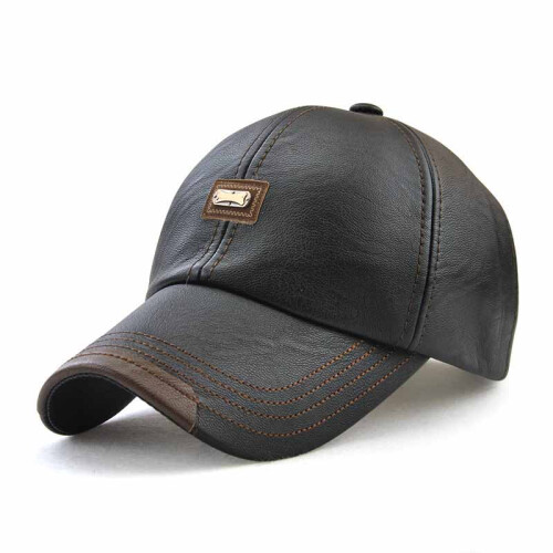 (Black) Baseball Cap - Sun Protection, Unisex, Polyester