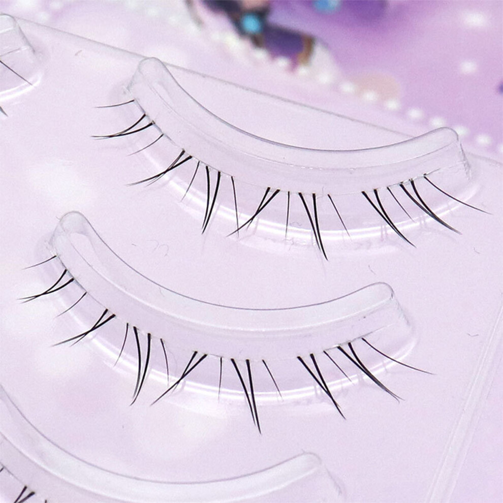 Dcph-Clothing Wispy Cluster Eyelash Extensions For Daily & Wedding Use