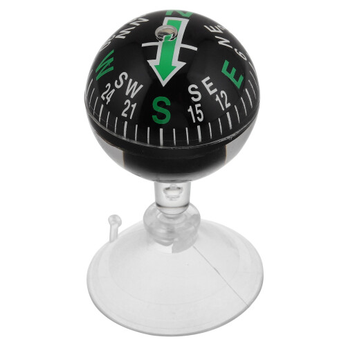 Compasses For Car Dashboard Accessories Car Compass Plastic 1Pack Portable Design