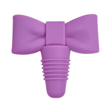 Tapón de silicona reutilizable para vino, apto para champán y uso en bares.