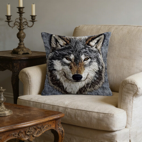 Μαξιλάρι με animal print για σαλόνι και υπνοδωμάτιο 18x18 ίντσες