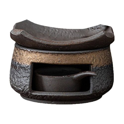 Keramik-Teewärmer und Duftdiffusorhalter, 9,9 cm, schwarz 1