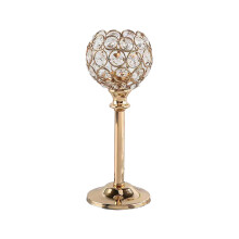 Clearance Mini Crystal Candle Holder – Compatible with Tealight, Votive, Tall Candles – Elegant Dining Table & Wedding Centerpiece