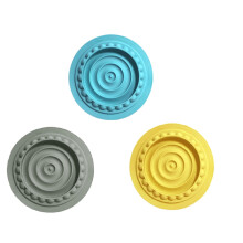 3 PCS Cat Slow Feeding Mats, Extend Mealtime Slow Feeder Bowl Mats for Cats and Dogs, Promote Healthy Eating, Minimize Waste, (Multicolor)