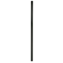 1-3/8 in. Dia x 10 ft. 6 in. 17-Gauge Galvanized Steel Chain Link Fence Black Top Rail