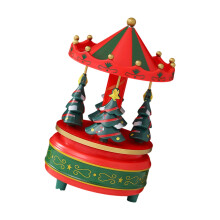 Hand Cranked Rotating Christmas Tree Music Box With Clear Sound Melodies Ornament Ideal For Kids Adults Gift Giving