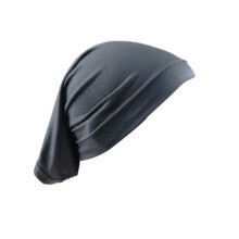 Gorro de punto sin costuras para mujer, color gris oscuro, 1 unidad.