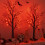 Halloween Tree Black 24 Inch with 24 Orange LED Lights 1