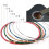One Set 6pcs Rainbow Colorful Color Strings For Acoustic Guitar Accessory 1