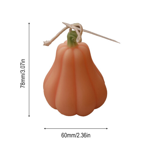 Pumpkin-shaped aroma candles for home decor, 12-pack 2