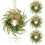 Artificial Cedar Pine Christmas Wreath with Red Berries 9 1