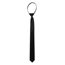 Krawatte mit Reißverschluss für Damen und Herren, verstellbare, lässige Krawatte für Hochzeiten, Feiern und Uniformen