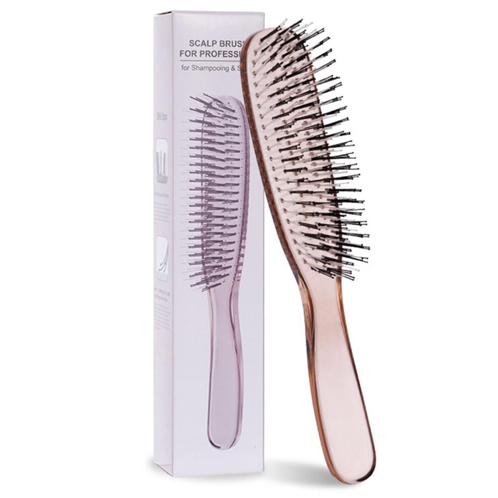 Wet Dry Hair Brush Hairbrush Detangler Brush Soft Nylon Boar Bristles Hair Brush