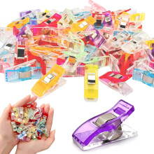 70pcs Sewing Clips for Fabric & Quilting, Patchwork, Bookbinding, DIY Crafts – Mixed Colors
