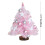 Pink Mini Christmas Tree 17.73 Inch Desktop Decoration 2