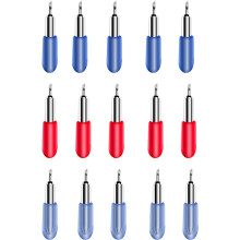 15 pcs Replacement Cutting Blades for Joy and joy Xtra machine,Fine Point Blades Include 45 Standard,30Shallow and 60 Deep Cutting Vinyl Fabric