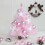 Pink Mini Christmas Tree 17.73 Inch Desktop Decoration 4