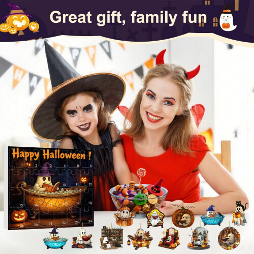 Σετ μενταγιόν Halloween2D από ακρυλικό – Θερμή σφράγιση και επίπεδη εκτύπωση – 1