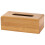 Funda rectangular para caja de pañuelos de madera de acacia (1 unidad) 1