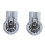 2x 90075-60037 Number Plate Lamp Base 1
